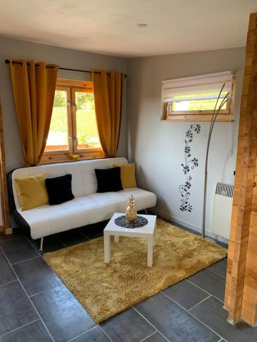 Chalet 2 Personnes Avec Jacuzzi Et Piscine Saisonniere Partagee Corcieux Bagian luar foto
